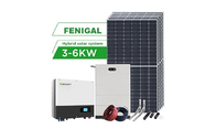 Un insieme ibrido completo della centrale elettrica del pannello solare delle soluzioni di arresto 3KW 6KW