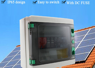 15A Combinatore solare fotovoltaico Box interruttore di circuito 2 stringhe pannello solare in plastica 550VDC