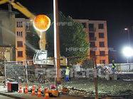 Treppiede che accende pallone LED400w per illuminazione di sicurezza al cantiere