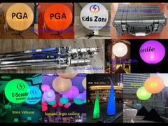 1.6m/5.2ft LED Bianco o RGBW 400W Event Balloon Light