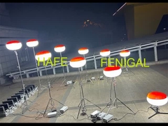 Torre Faro Gonfiabile a LED da 400W Luce Soffusa per Aree di Lavoro Facile da Installare