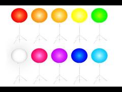Luce a palloncino Muse per decorazioni di eventi con RGB da 400W