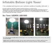 Illuminazione di formazione dei palloni del treppiede LED di notte per la polizia 500W militare 230V