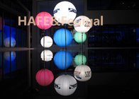 Pallone gonfiabile della luna dello spazio di evento DMX512 che accende il telecomando della decorazione 2000W