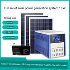 Controllo completamente automatico dell'invertitore di Fuori griglia della casa del sistema 220v 1KW della generazione di energia solare