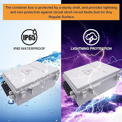 Box di distribuzione resistente alle intemperie per pannelli solari su rete / fuori rete