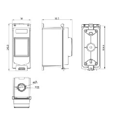Casella di distribuzione IP66 per una completa compatibilità e facile installazione 276X 154X 145mm