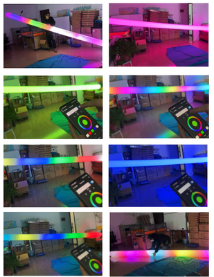 Personalizzare l'illuminazione con RGBW Iris-tube Multiplice Units Inflatable Light Tower