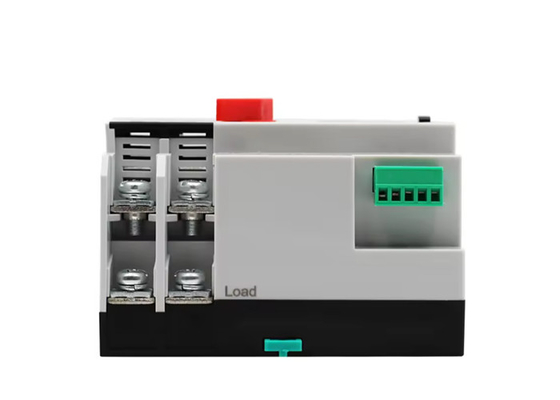 Din Rail Dual Power Automatic Transfer Switch Manual Automatic Operation Grid / Generator