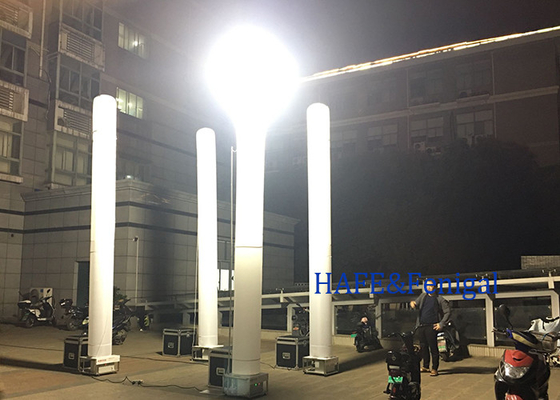 5M 1000w semplici e veloci pilastri gonfiabili per una grande area di illuminazione
