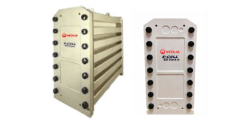 Veolia EDI E-Cell Stack MK-3: fino al 97% di recupero con ≥ 16 MOhm-cm di resistività e flusso nominale 3,4 M3/h