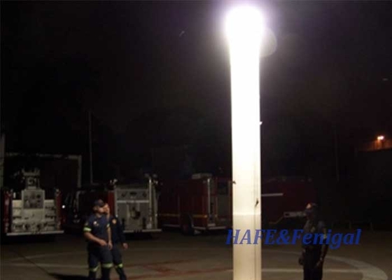 Torre di illuminazione gonfiabile portatile attrezzature di illuminazione esterna notturna 575 W HMI senza riflessione