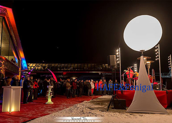 Inflatabile esterno portabile Pole Stand Light Balloon LED 400W Tripod pubblicitario