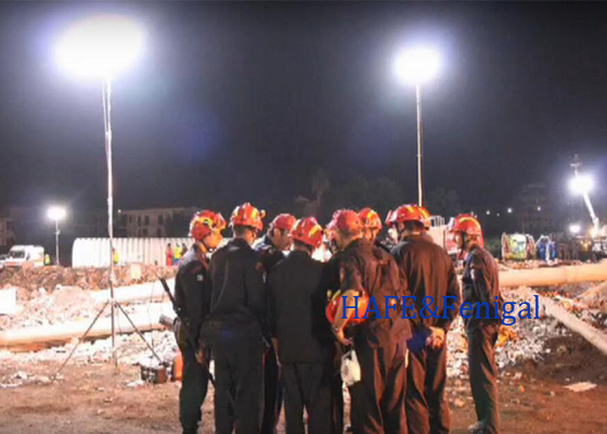 Large Area Illuminate Lighting Rescue 911 Lighting 400W LED Portable Light Support Personalizzazione