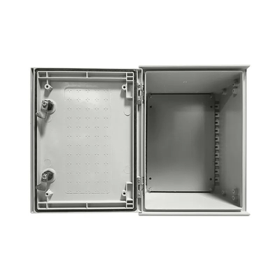 IP66 SMC Polyester Fibra di vetro Casella di contenimento Armadio elettrico Grigio chiaro