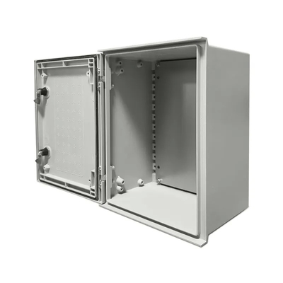 Casella di contenimento in fibra di vetro per la distribuzione elettrica all'aperto Rivestimento in polvere 300x250x140 mm