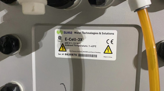 Flusso 5,0 M3/H Veolia Suez Moduli EDI E-Cell-3X Suez Per fornire acqua ultrapura