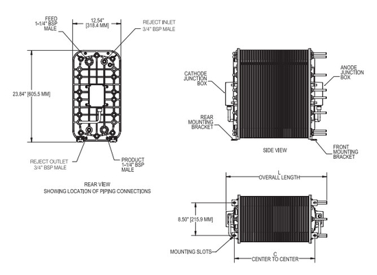 Maggiore stabilità Ionpure CEDI LX-Z IP-LXM30Z-5 Per l'industria dell'energia elettronica