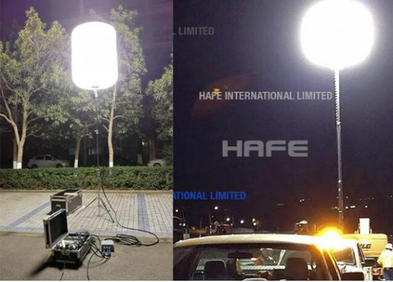 Faro a pallone LED da 1000W per illuminazione essenziale con treppiede per soccorso in caso di terremoto