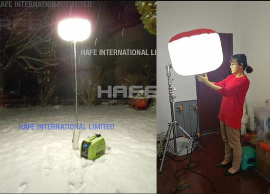 Luce a pallone LED SUN industriale portatile antiriflesso da 480W, illuminazione di sicurezza personalizzabile