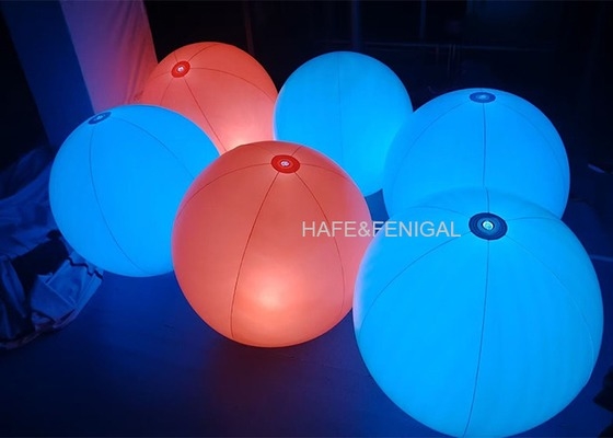 Lumi interattive di palloncino arancione e blu L'ultimo energizzatore della folla