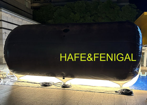 Pallone tubolare gonfiabile alogeno a elio per illuminazione riprese cinematografiche all'aperto