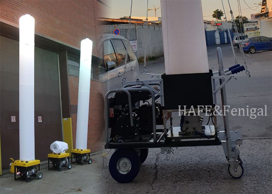 Alimentatore esterno opzionale 120V/50HZ HID 1000w Torre di illuminazione di emergenza gonfiabile a batteria
