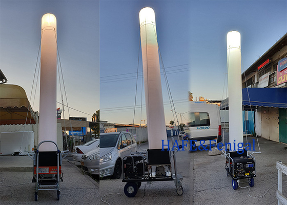 Illuminazione notturna esterna Portatile Grande area 3-5M 1000W Torre di luce gonfiabile