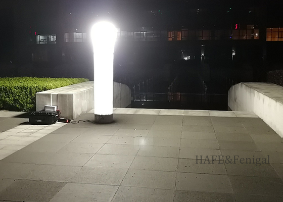 Sistema di emergenza a torre di illuminazione gonfiabile 1200W 60HZ Supporto portatile all'aperto di notte Personalizzazione