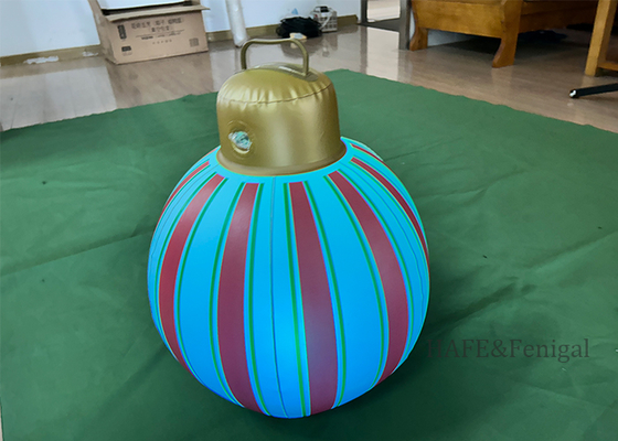 Luce a LED per palloncini di Natale in PVC gonfiabile (Argento/Oro) - Decorazioni per la casa all'aperto, Torre luminosa a palloncino straordinaria
