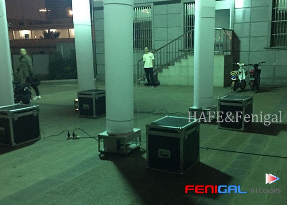 Torre di illuminazione gonfiabile Columus, illuminazione di emergenza ad alta potenza per grandi aree esterne