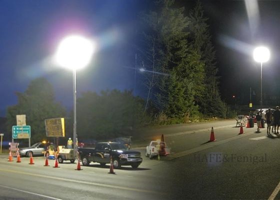 Torre Faro Gonfiabile a LED da 400W Luce Soffusa per Aree di Lavoro Facile da Installare