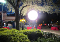Luce 400w del pallone della luna della perla LED con stampa di logo sulla decorazione della fase di evento del supporto del treppiede