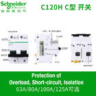 L'interruttore industriale 63A~125A, 1P, 2P, 3P, 4P di Acti9 C120 per la protezione di circuito AC230V/400V si dirige o uso industriale