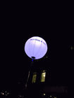 decorazione gonfiabile di illuminazione di 96W RGB LED con pallone di seta bianco da 63 Ft del diametro un poli