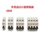 interruttore miniatura IEC60898 C10 6kA del mcb di DP dello PS di 63A 1P 2P 3P 4P 230V