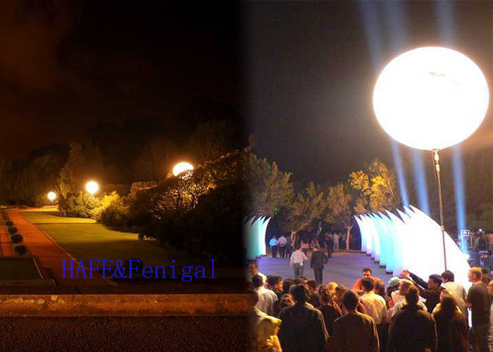 Celebrazione gonfiabile d'accensione decorativa LED 800W 240VAC di evento della luce del pallone della luna
