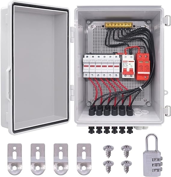 Box di distribuzione resistente alle intemperie per pannelli solari su rete / fuori rete