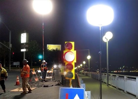 800W Dimmable LED Inflatable Light Tower Personalizzabile per il salvataggio notturno