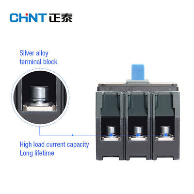 Interruttore 3 Palo 4 Palo NXM-63 125S 250S 400S 630S 380V 415V Icu di caso modellato NXM di Chint fino a 50kA