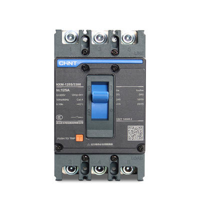 Interruttore 3 Palo 4 Palo NXM-63 125S 250S 400S 630S 380V 415V Icu di caso modellato NXM di Chint fino a 50kA