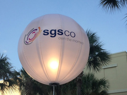 Una luce principale gonfiabile di 800 W, luci della lanterna principali pallone di evento per uso di nozze