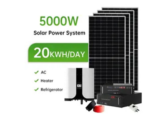 Home Sistema di energia solare 8KW 5KW 3KW Kit solare 20KW 10KW Off Grid Sistema di energia solare