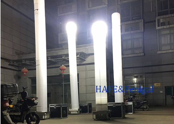 Portable Inflatable Lighthouse Tower Emergency Advertising Hmi 1000W 1-3M Supporto Personalizzazione