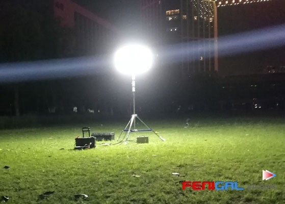 Migliora la sicurezza e la visibilità del cantiere con la lampada a pallone LED HAFE da 400W